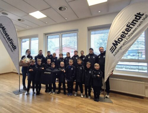 Ein starker Schutz für unser Team – die U8 sagt: Herzlichen Dank!